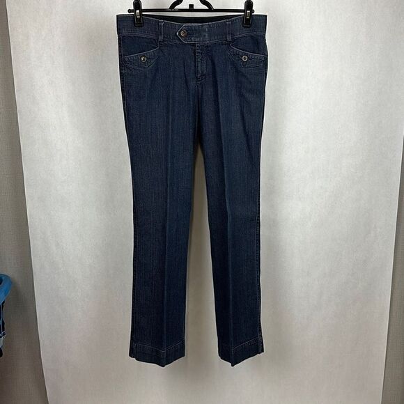 Dockers Womens Denim Trousers Jeans Sz 10 Elastic Stretch Waist Lot Set - Picture 2 of 11